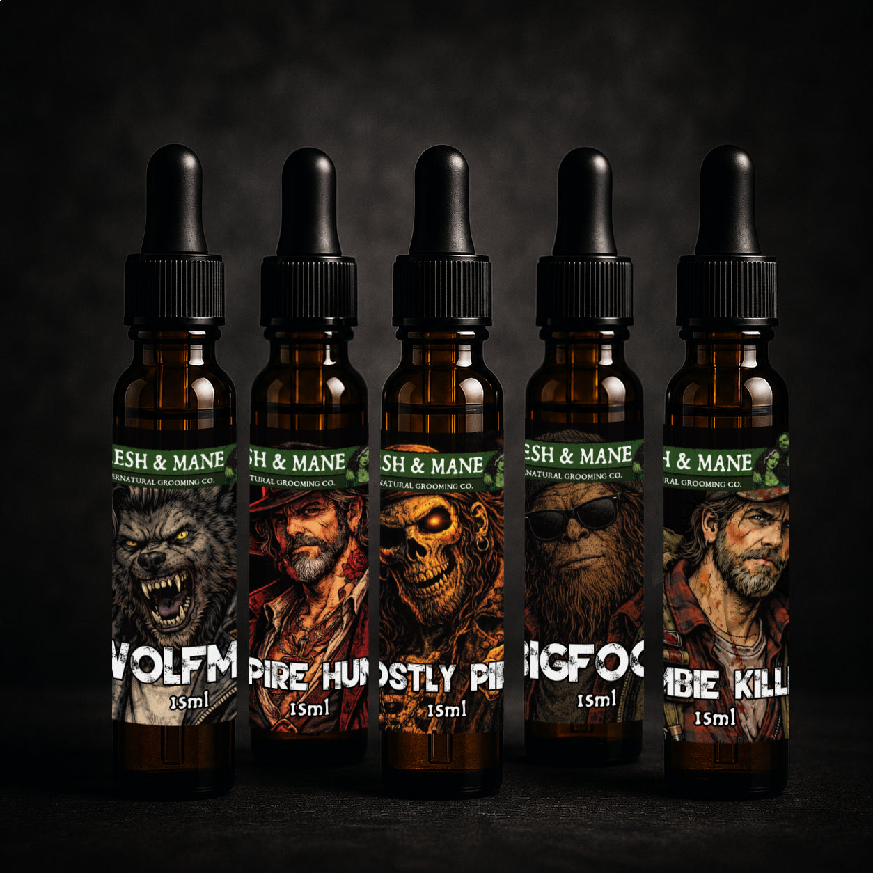 Escaped from the Vault Beard Oil Set - OG5